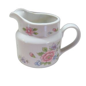 FTD Small Floral Pitcher "Especially for You!" Made in Japan 1989 FTDA Vintage